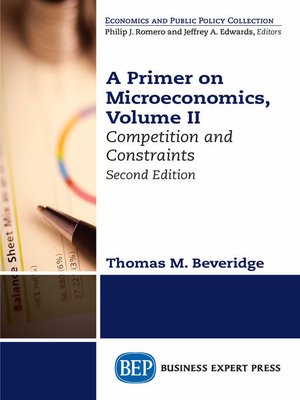 cover image of A Primer on Microeconomics, Volume II